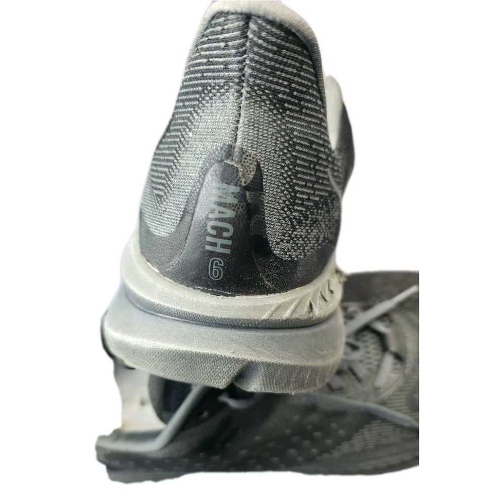 One One Mach 6 LA Gray Mesh Running Shoes Men's Size 12 D - No Insoles - Picture 11 of 16